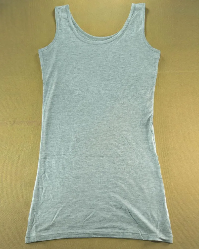 Plain Stretchable Camisole For Women - Light Grey Color - 830