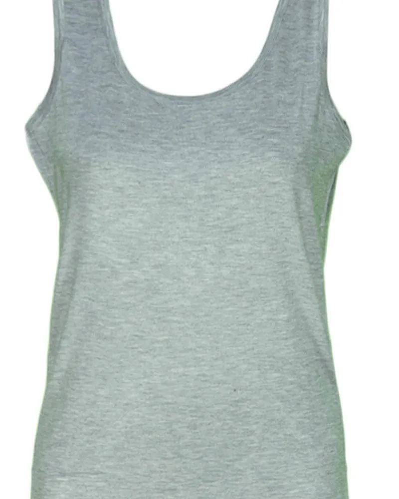 Plain Stretchable Camisole For Women - Light Grey Color - 830