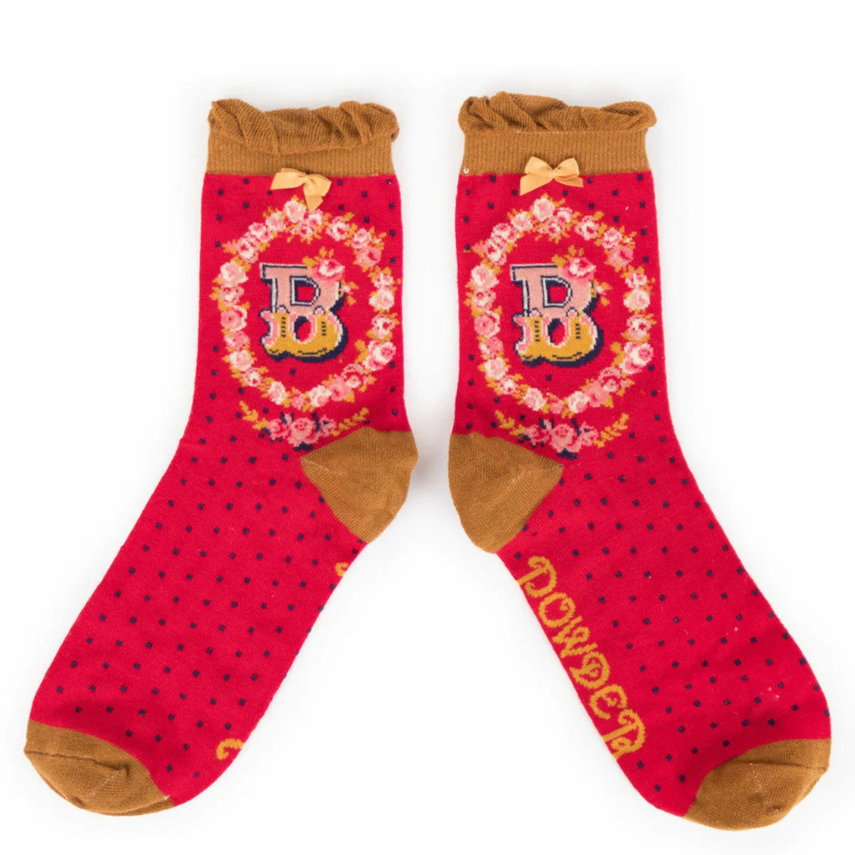 Powder Initial B Ankle Socks