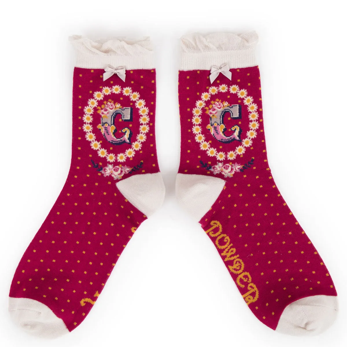 Powder Initial C Ankle Socks