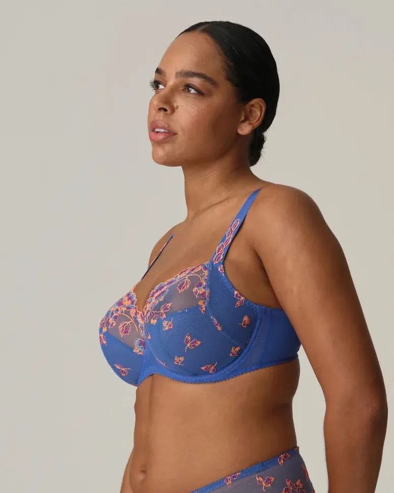 Primadonna - Lenca Vertical Seam Balcony Bra - Blue Eyes