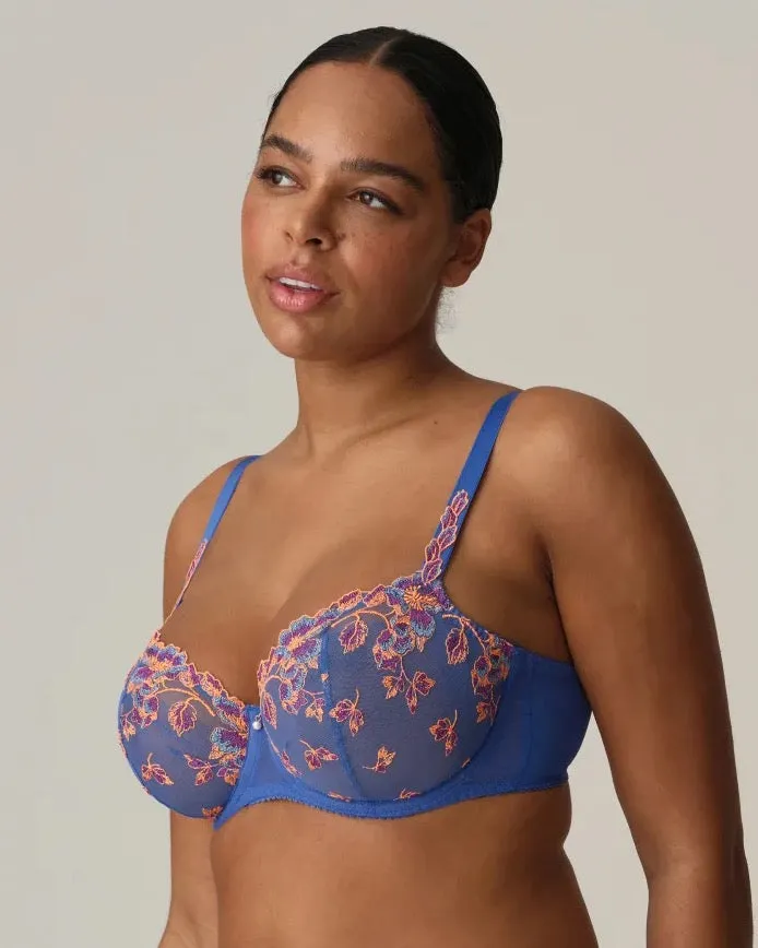 Primadonna - Lenca Vertical Seam Balcony Bra - Blue Eyes