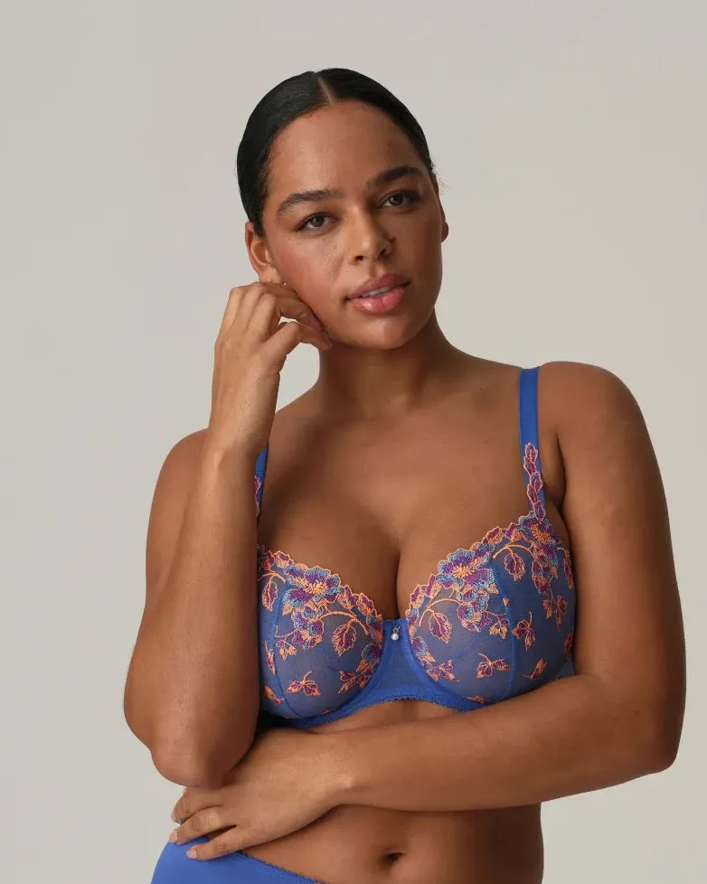 Primadonna - Lenca Vertical Seam Balcony Bra - Blue Eyes