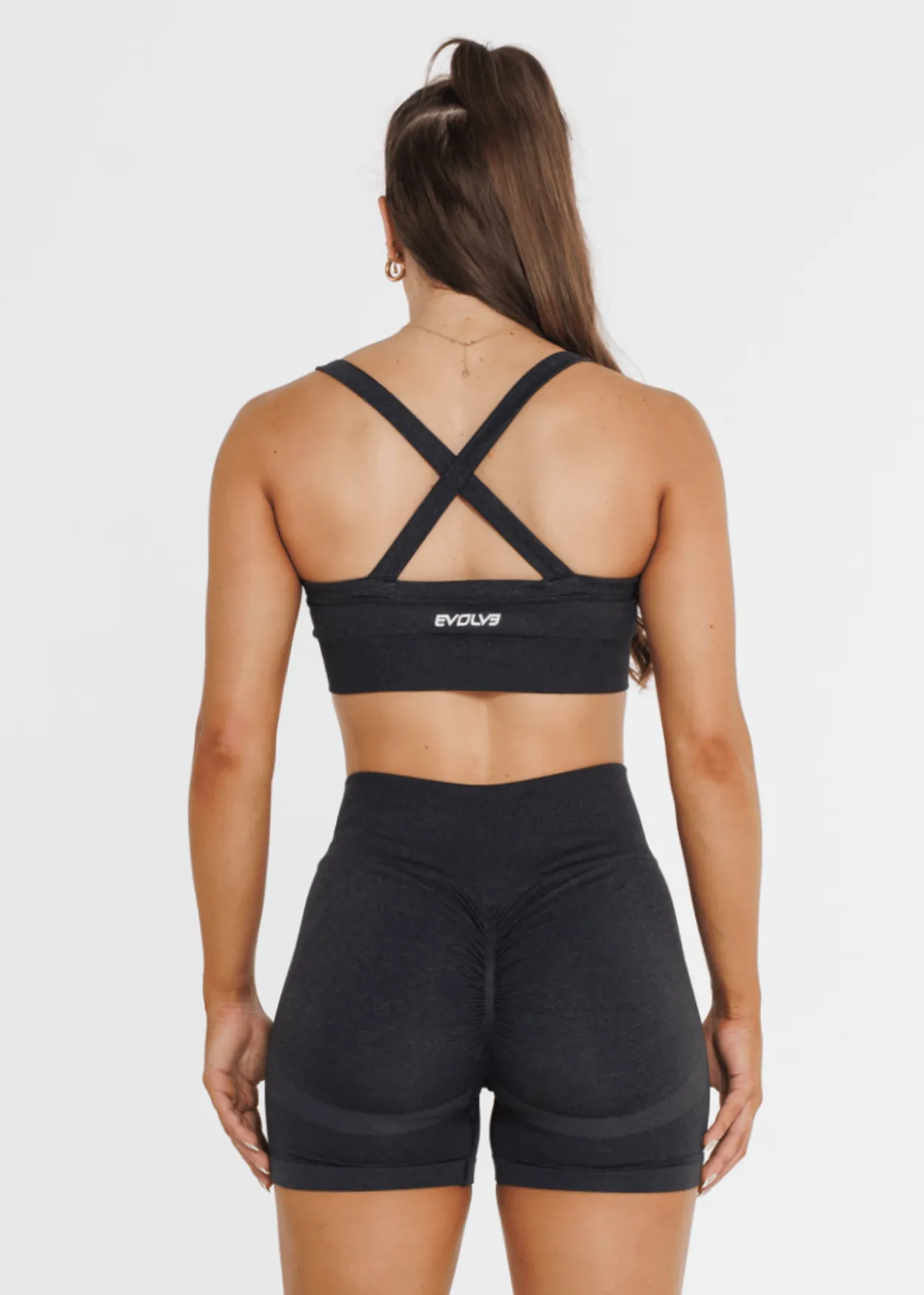 Prime Seamless Bra - Obsidian