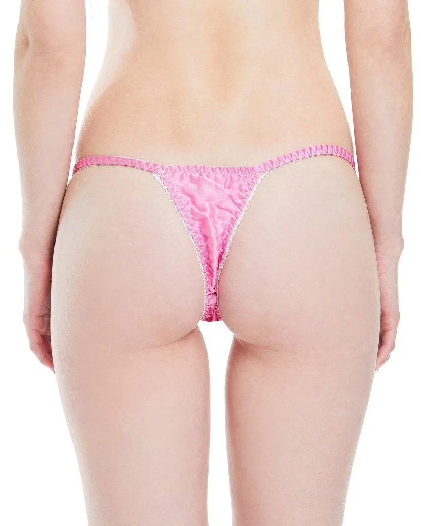 Purrfect Silk G-String ~ Pink