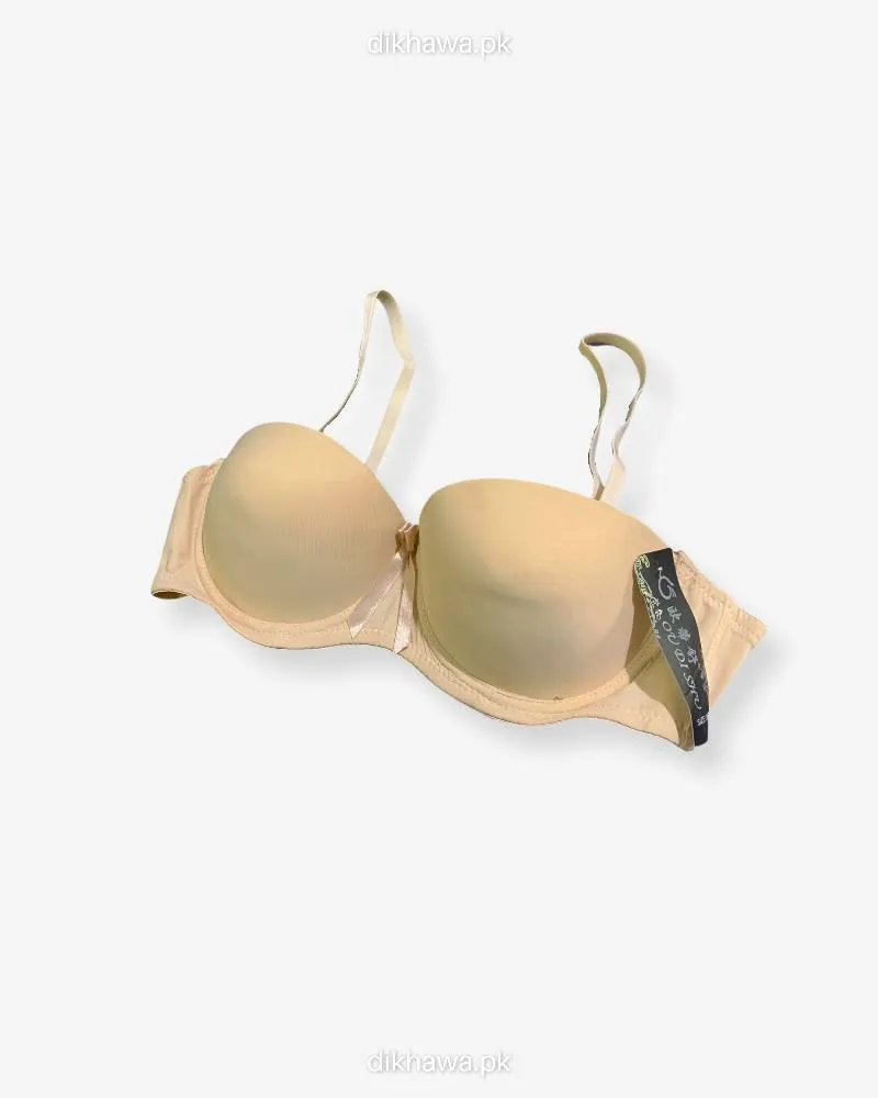 Pushup Bridal Bra - Skin - Single Padded Underwired Bra- 2021