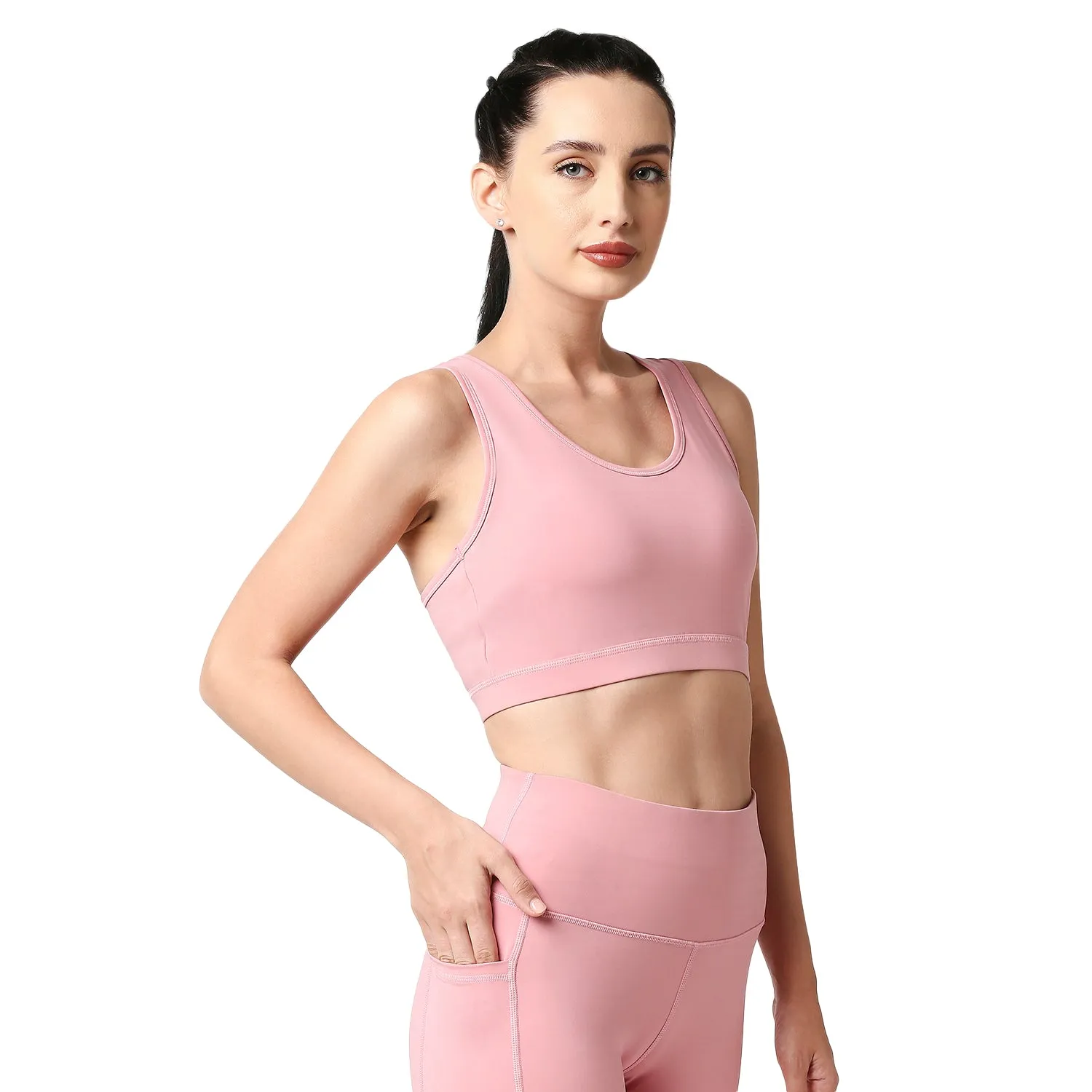 Quick-Dry Sports Bra & High Waist Legging Set