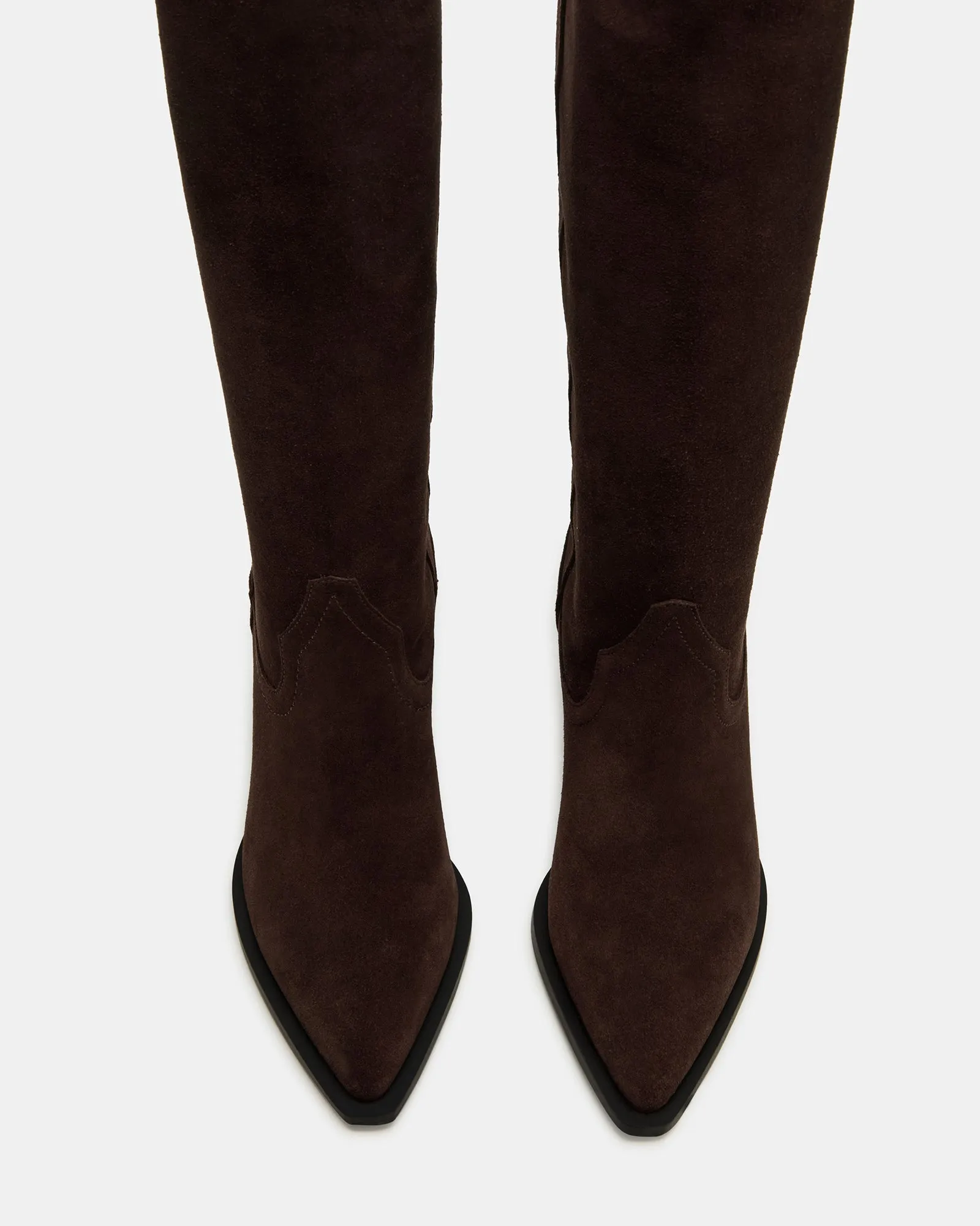 RATTLE CHOCOLATE BROWN SUEDE