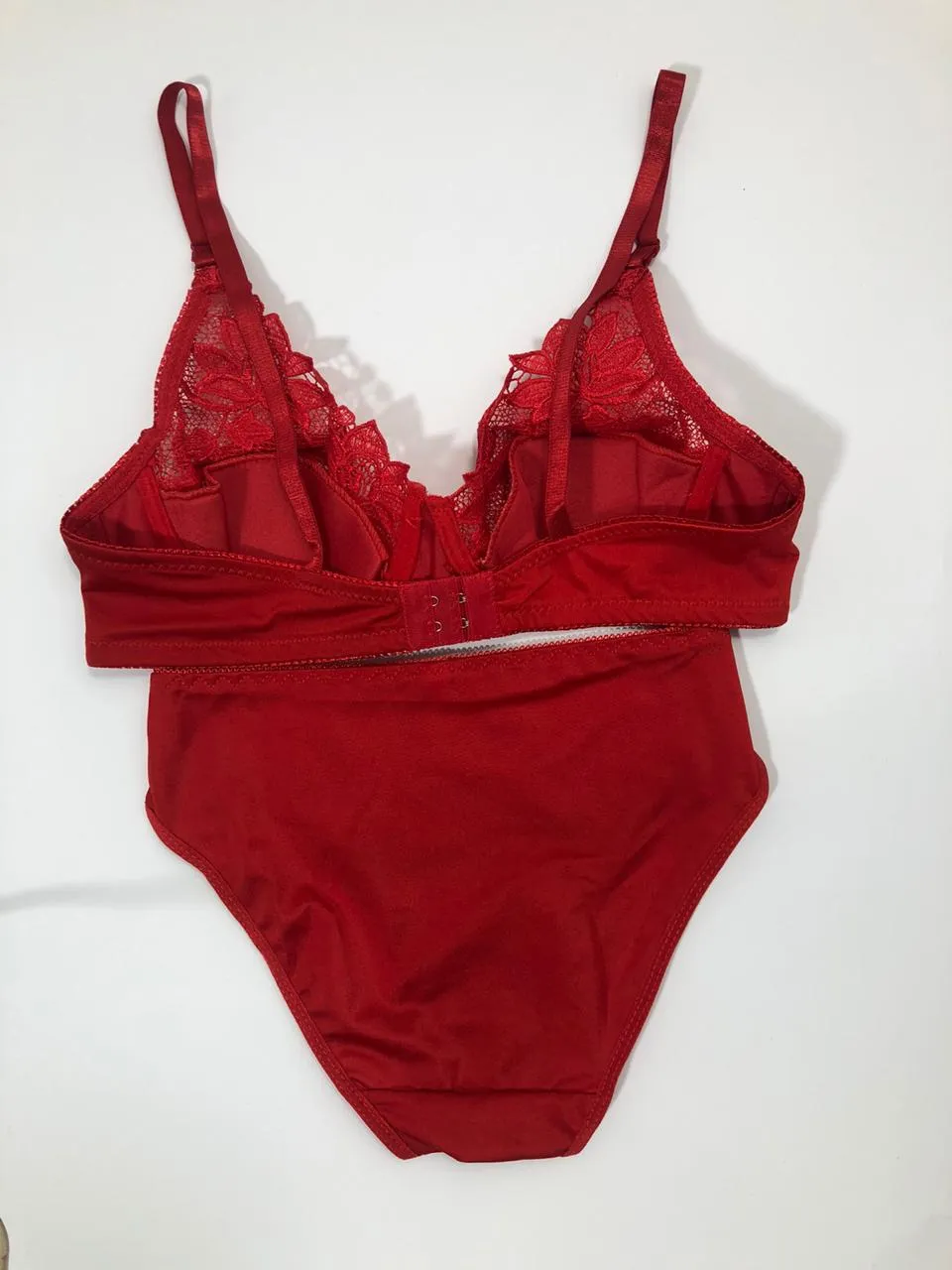 Red Bridal Bra Panty Sets - Non Psdded Underwired Bra Panty Set 2020