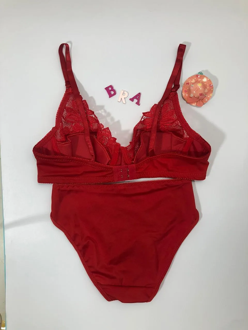 Red Bridal Bra Panty Sets - Non Psdded Underwired Bra Panty Set 2020