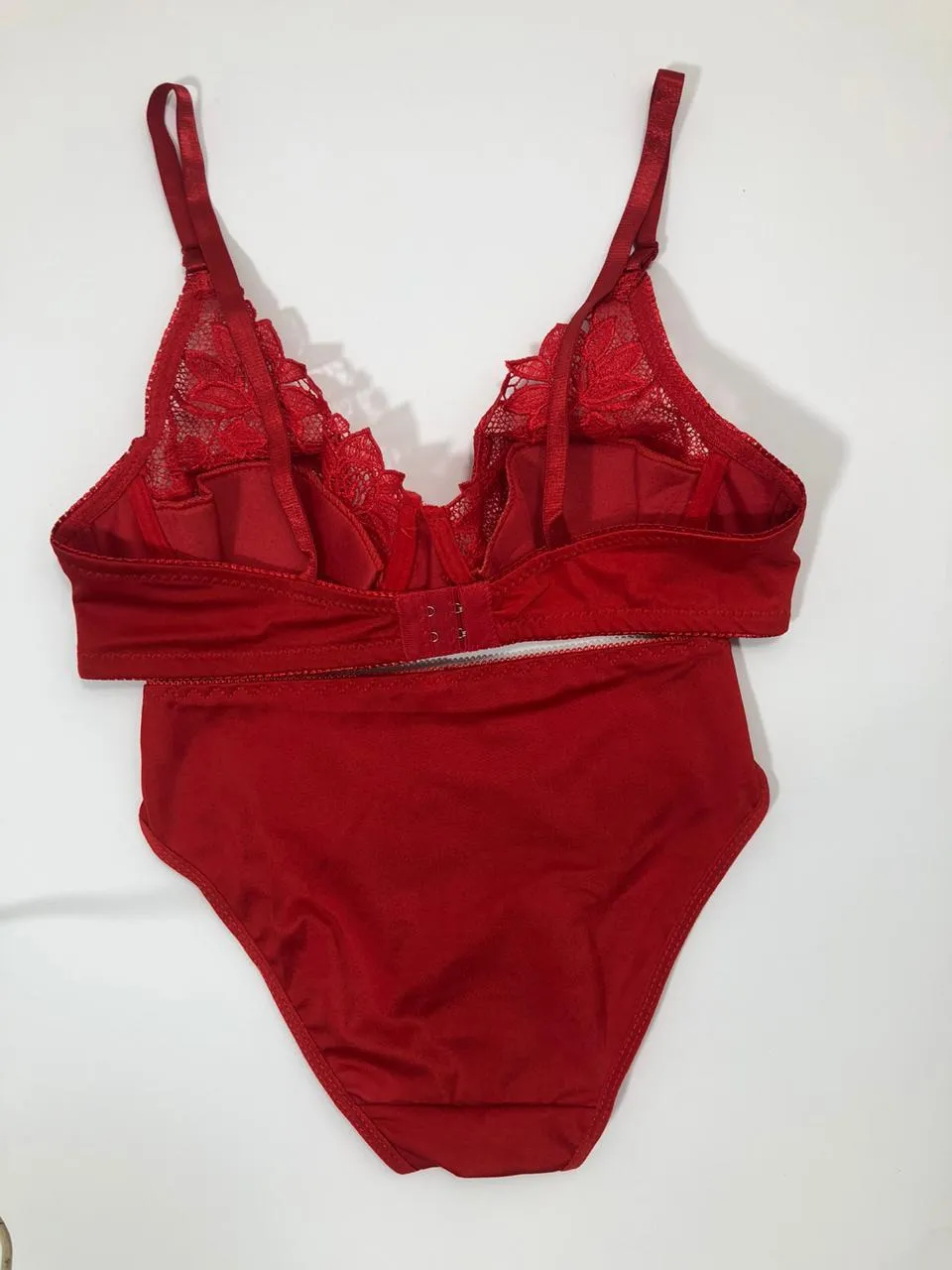 Red Bridal Bra Panty Sets - Non Psdded Underwired Bra Panty Set 2020