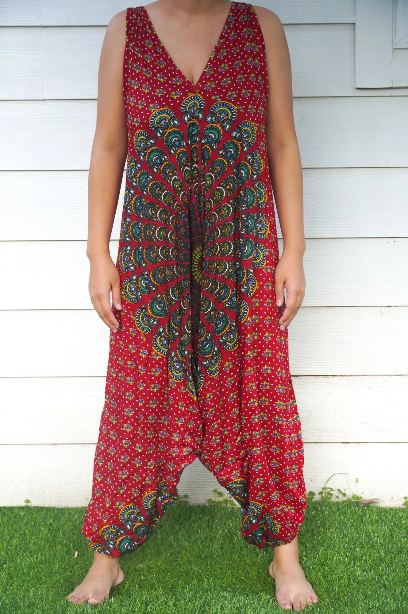 Red Chakra Romper