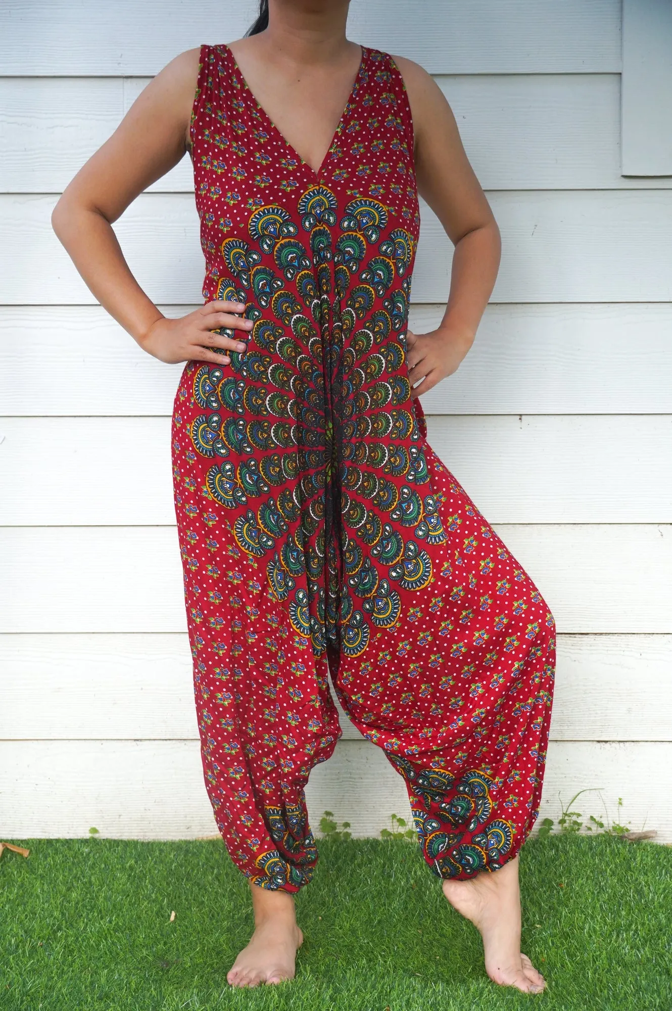 Red Chakra Romper