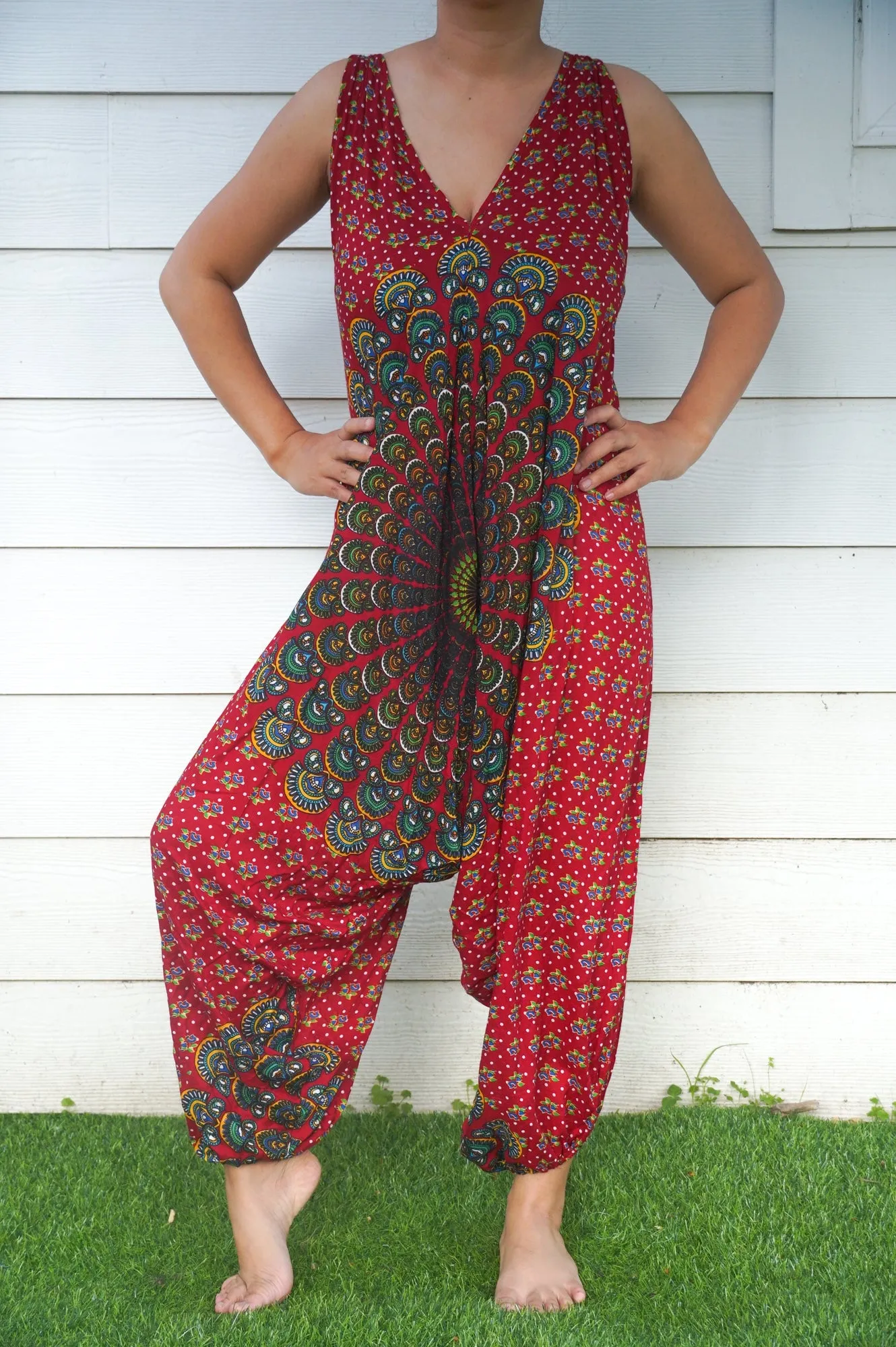 Red Chakra Romper