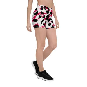 Red splash Gym Shorts