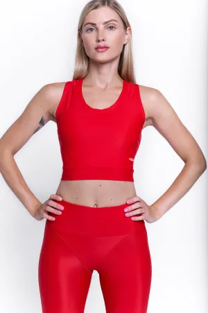 Red Sports Bra