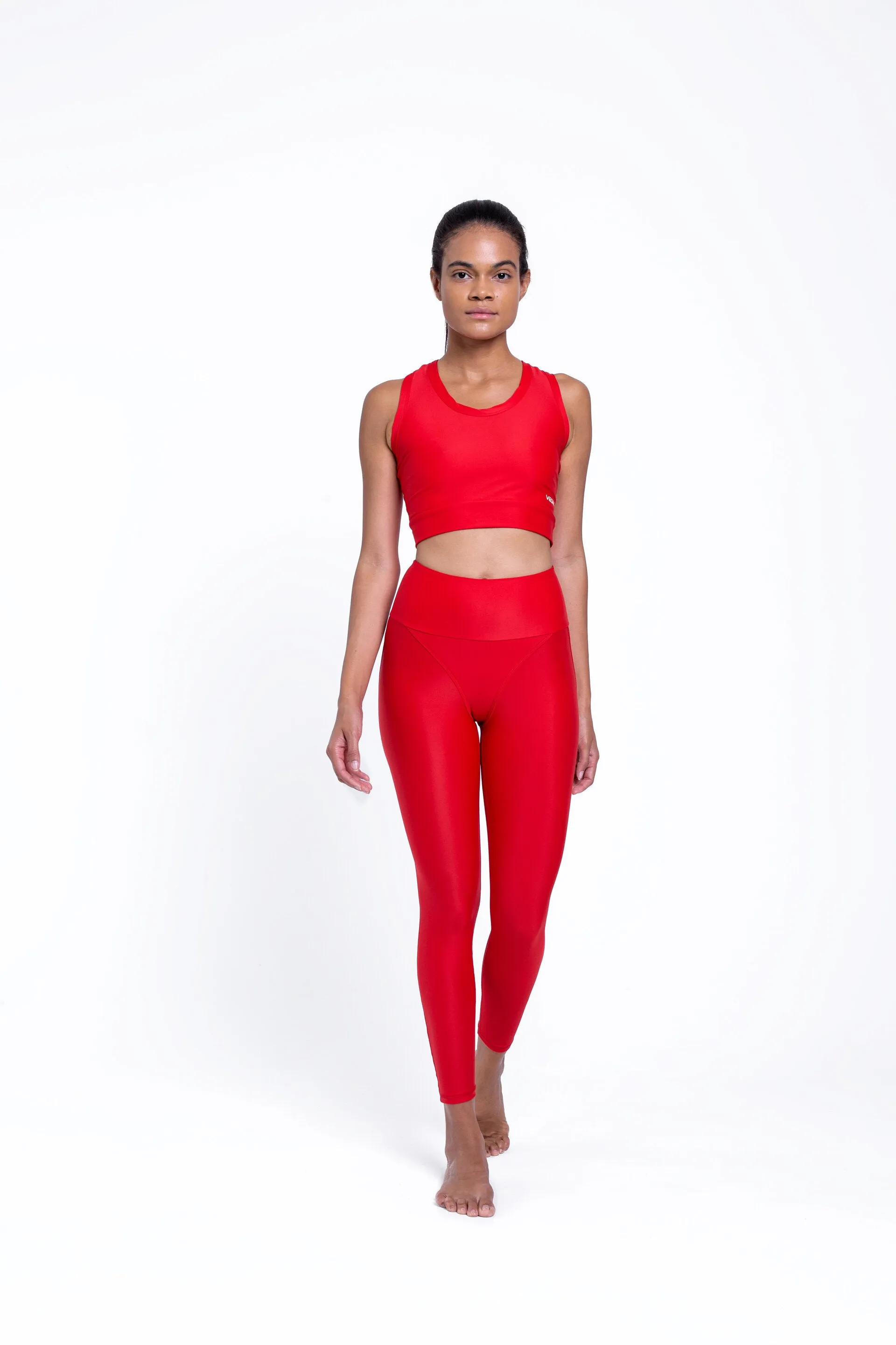 Red Sports Bra
