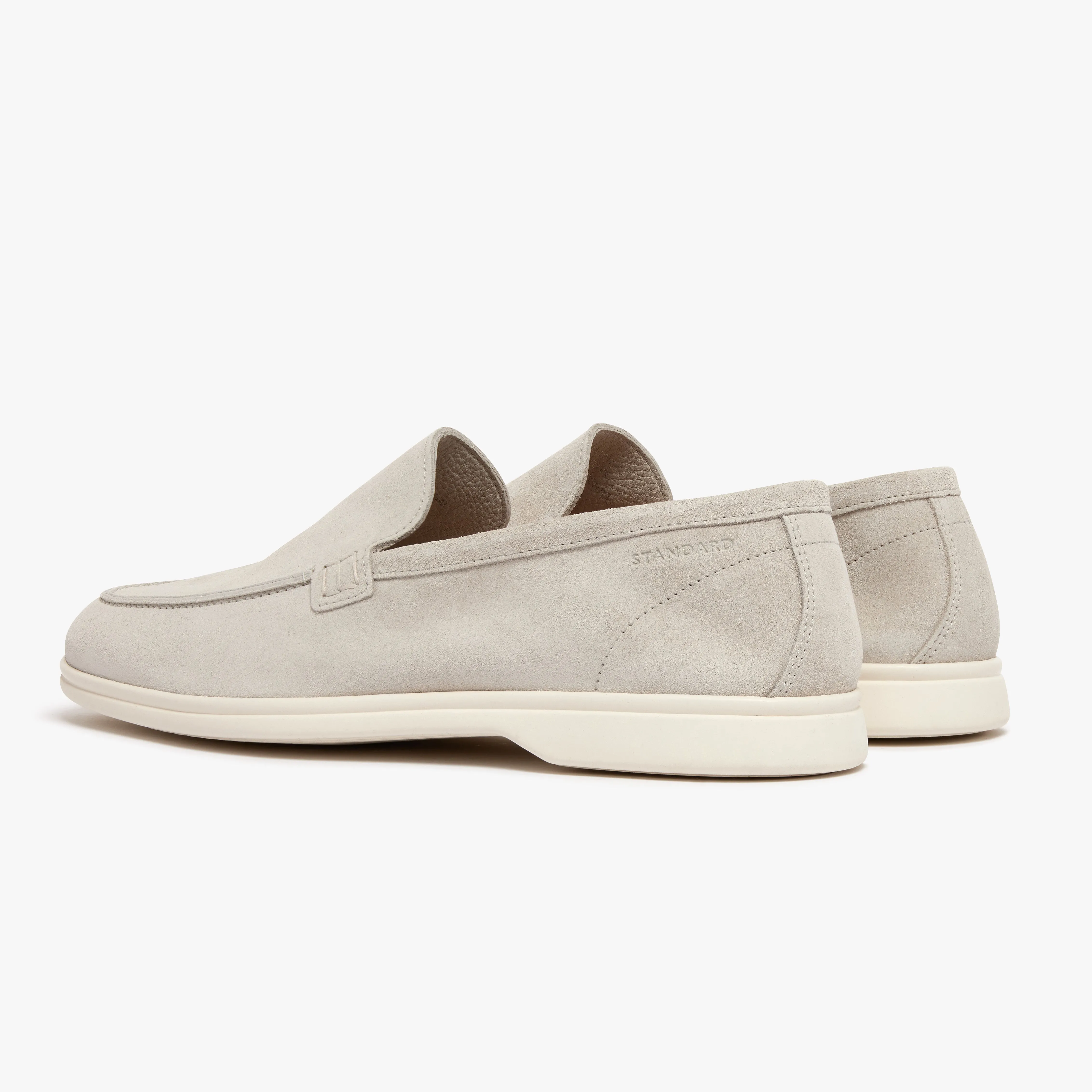 Relaxed Loafer Oyster Suede Mens