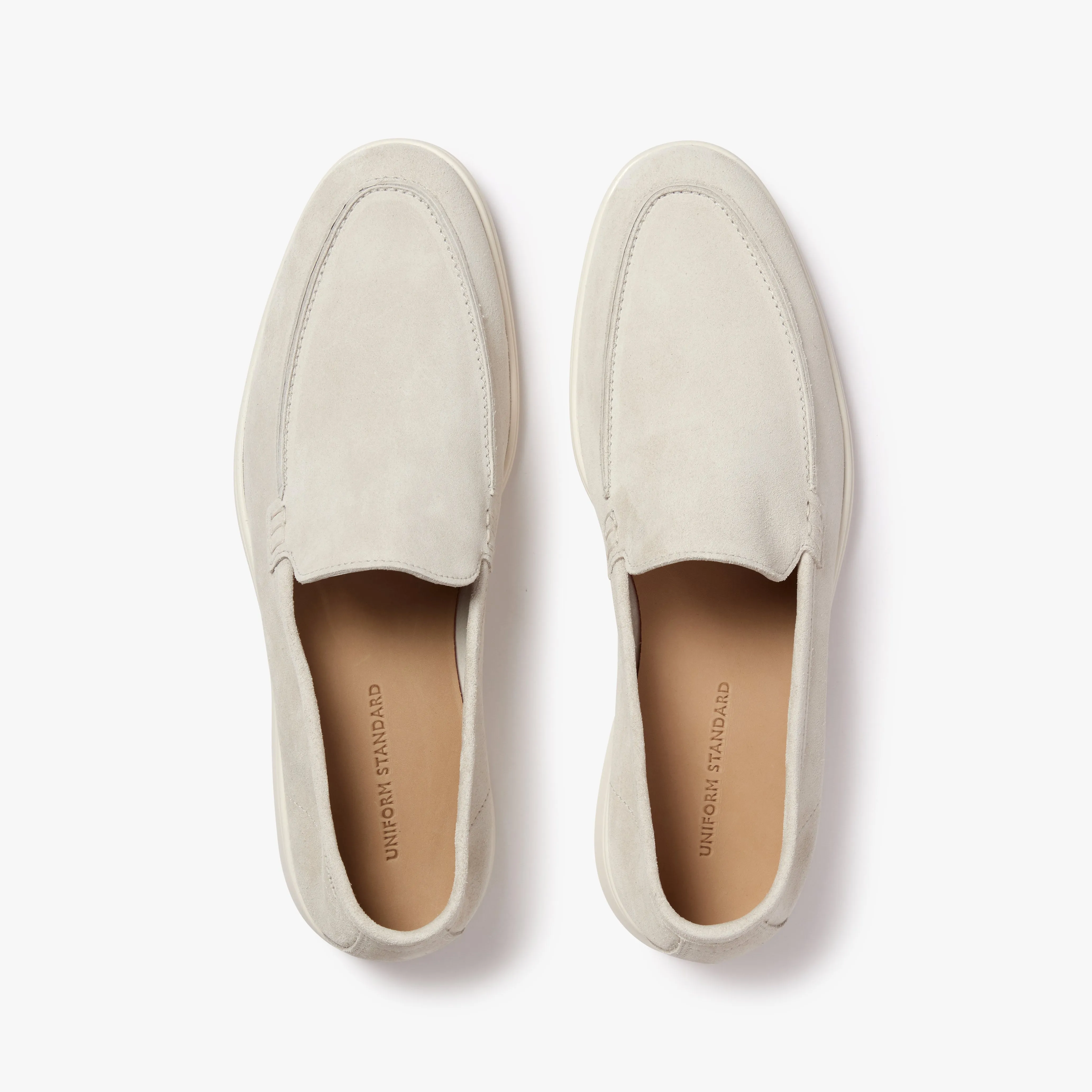 Relaxed Loafer Oyster Suede Mens