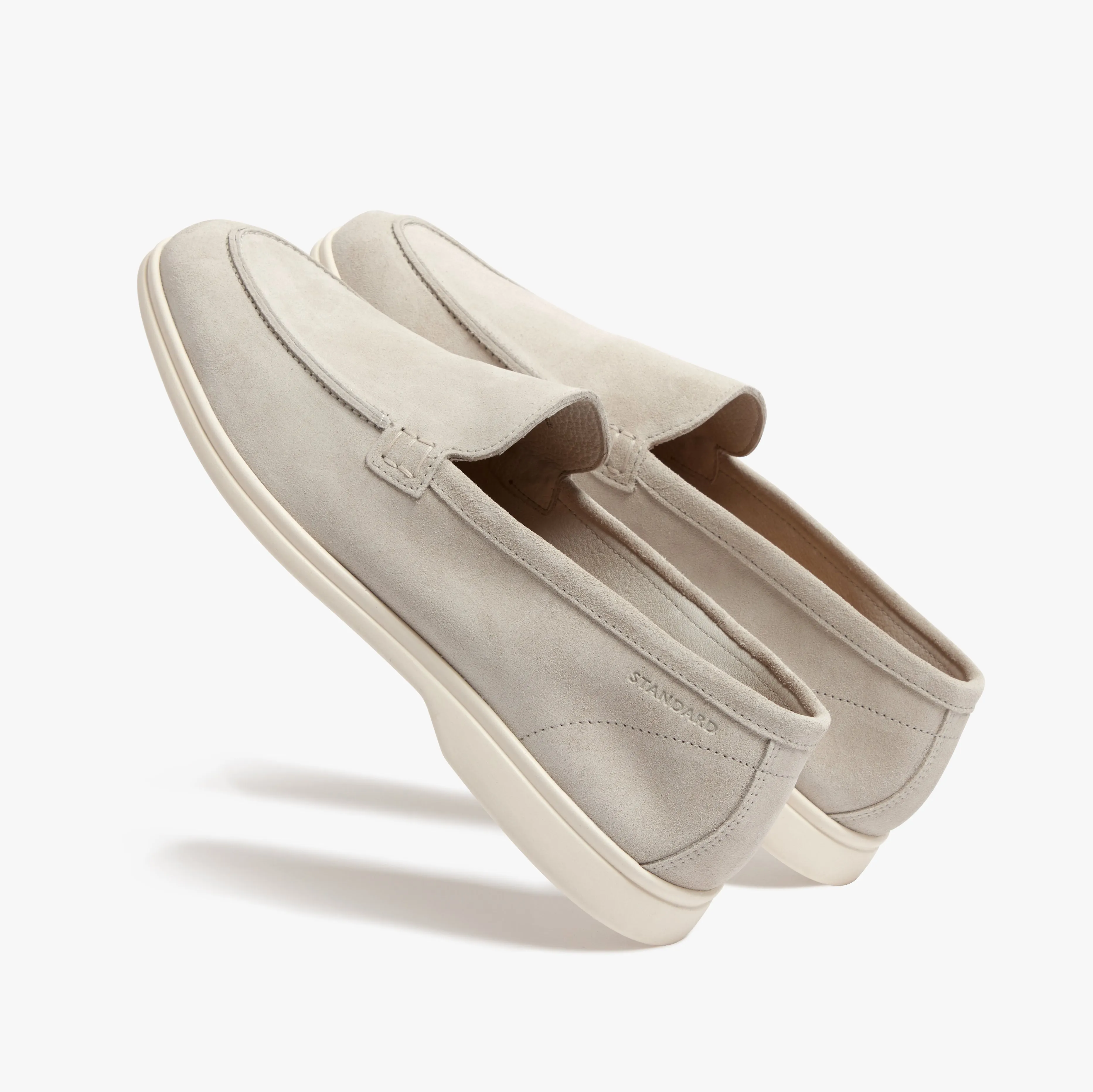 Relaxed Loafer Oyster Suede Mens
