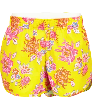 Rhode Resort Yellow floral cotton Keith Short UK L