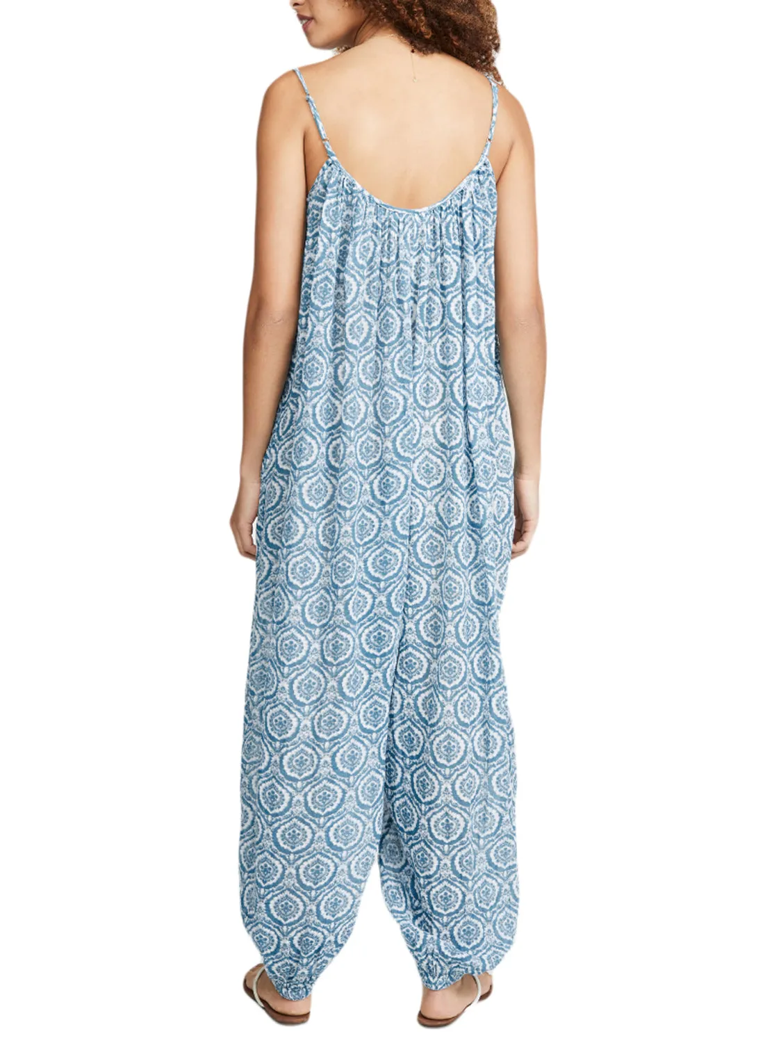 Roberta Roller Rabbit Women's Medallion Marquette Jumpsuit X-Small/Small Teal