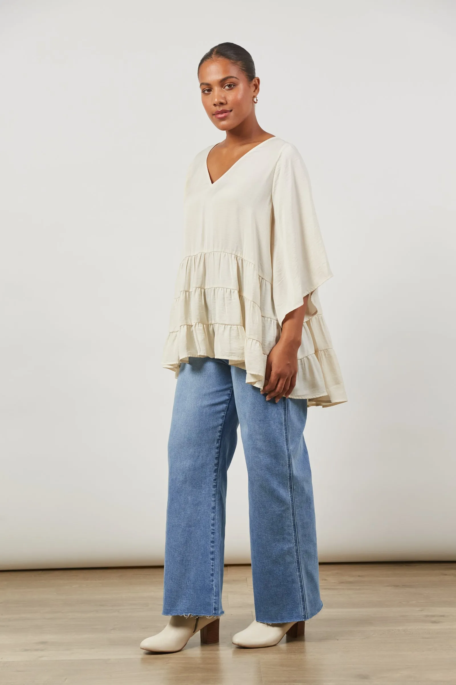 Romance Relax Top - Creme