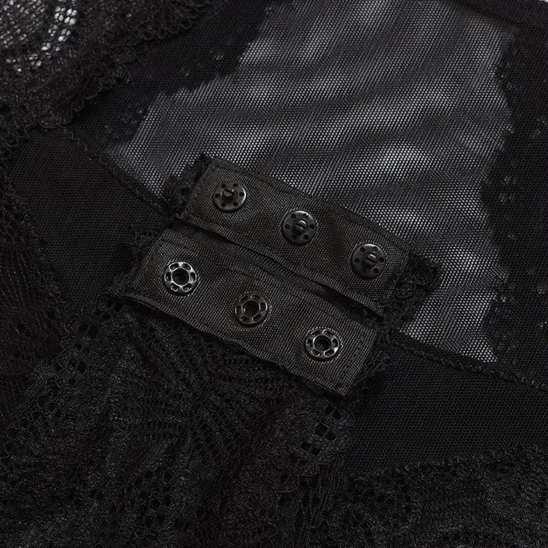 Rosalie One Shoulder Lace Bodysuit
