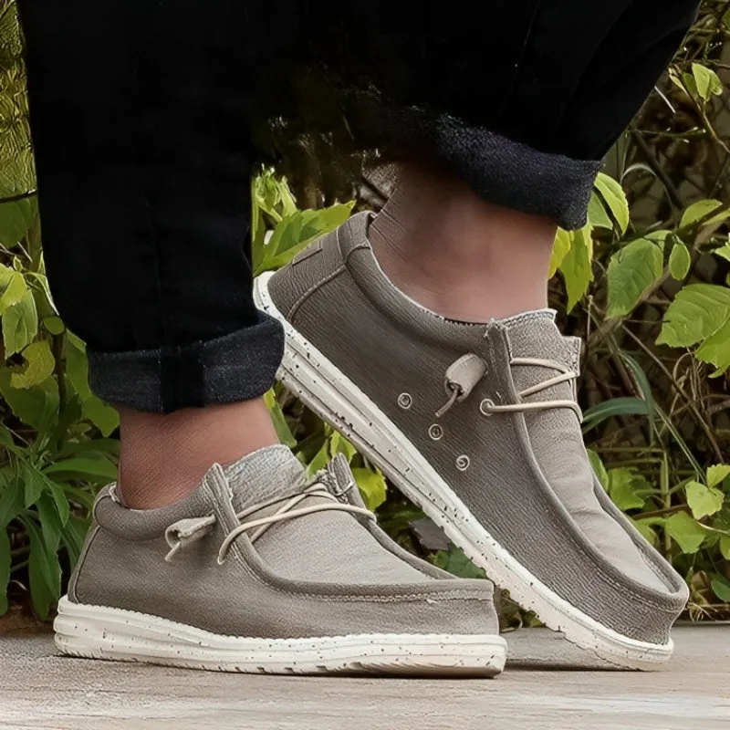 Round Toe Casual Canvas Shoes