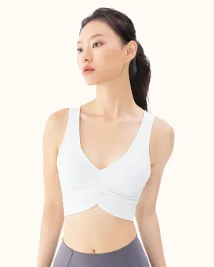 Ruched Sports Bra