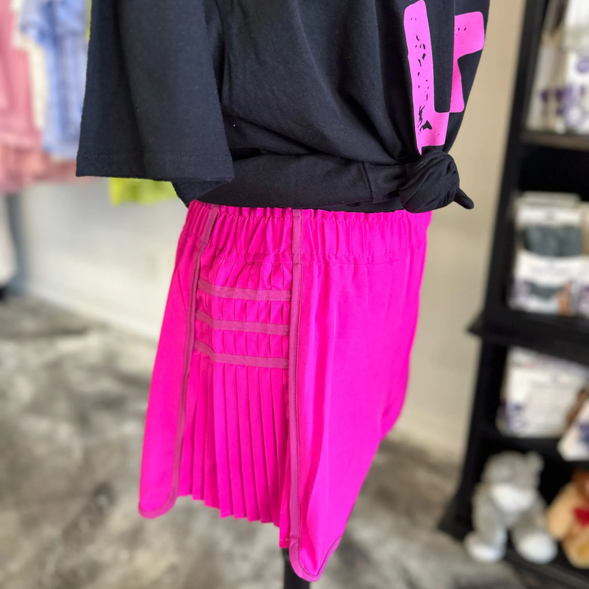 Running After You Fuchsia Shorts