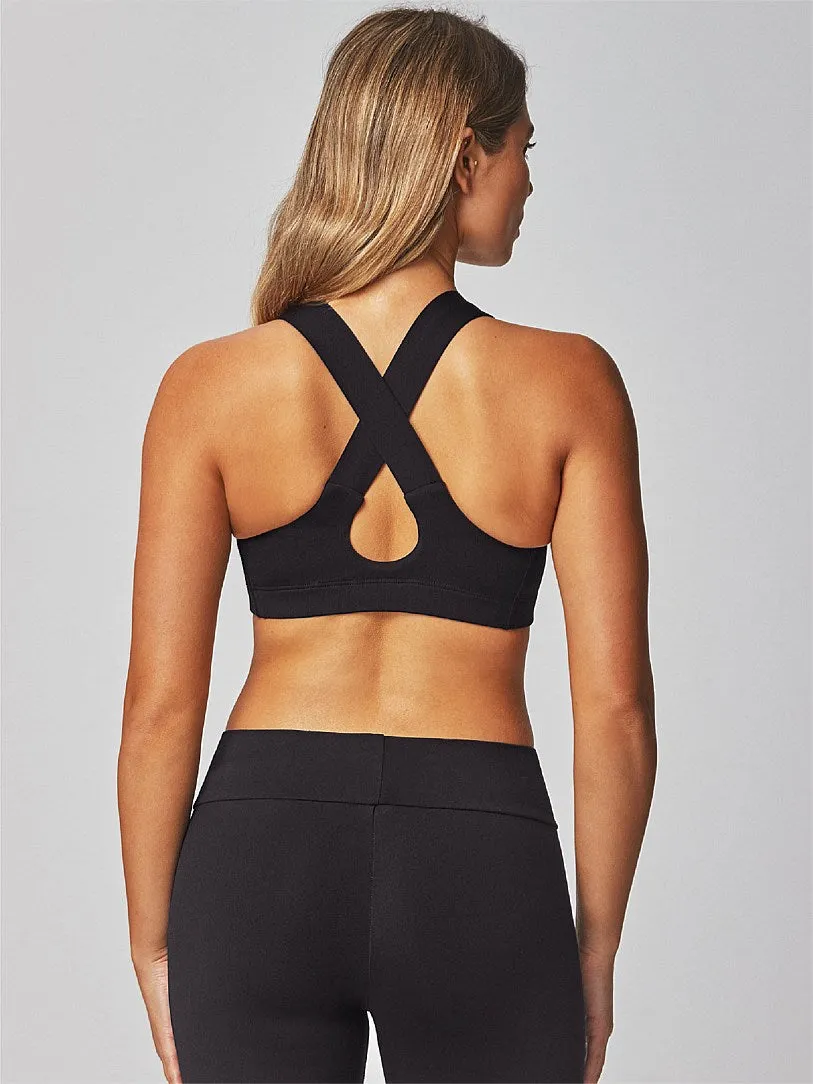 Running Bare Power Up Sports Bra | Black