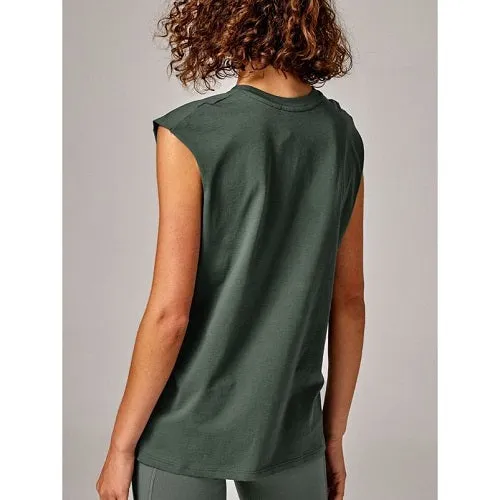 Running Bare Womens Free Style Muscle Tank Aspen