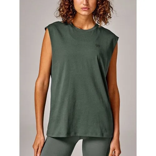 Running Bare Womens Free Style Muscle Tank Aspen