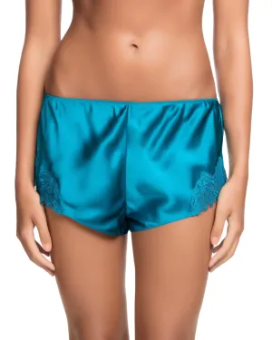 Sainted Sisters - Scarlett Silk French Knicker - Jewel Blue