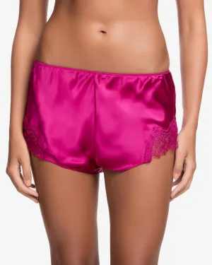 Sainted Sisters - Scarlett Silk French Knicker - Magenta