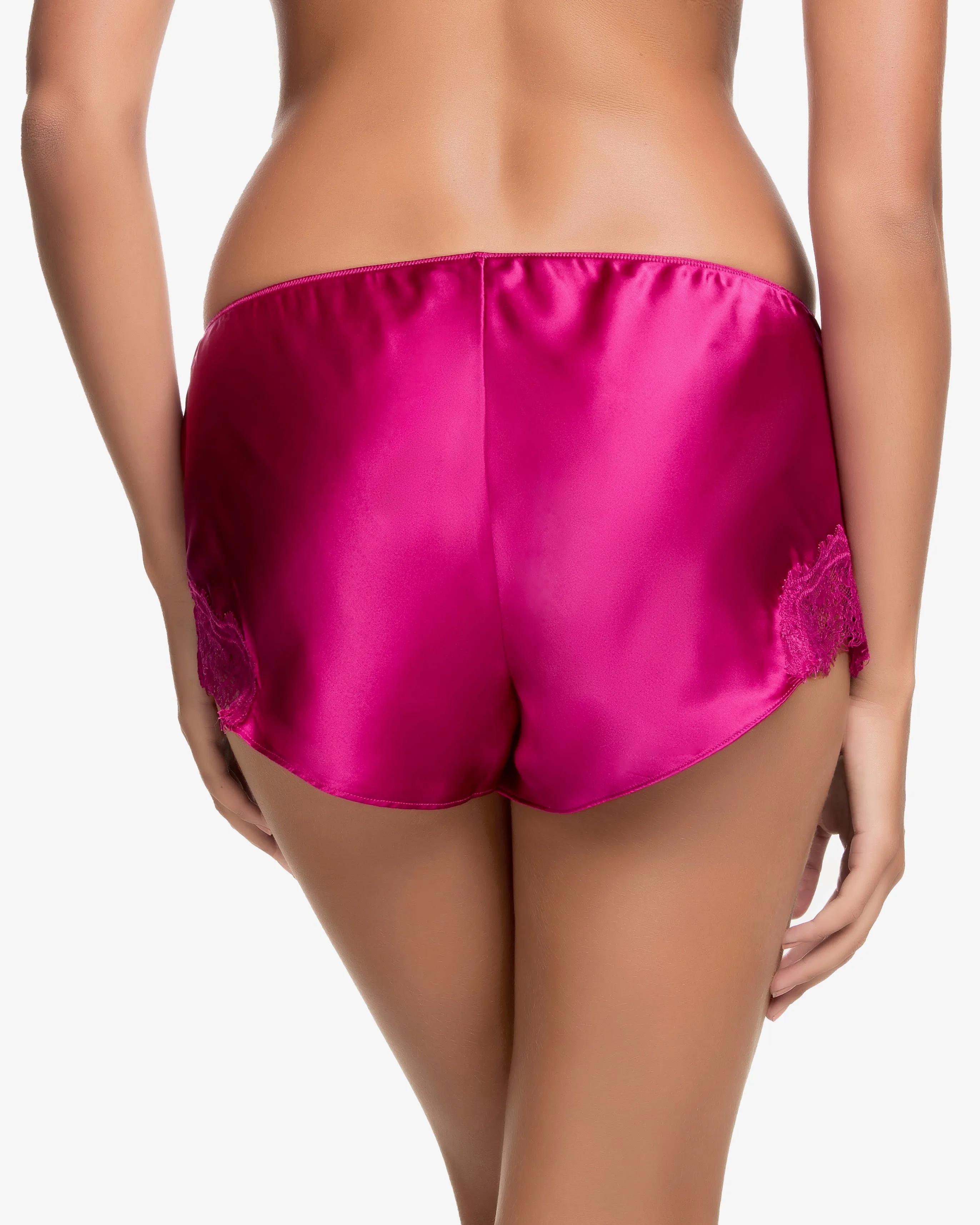 Sainted Sisters - Scarlett Silk French Knicker - Magenta