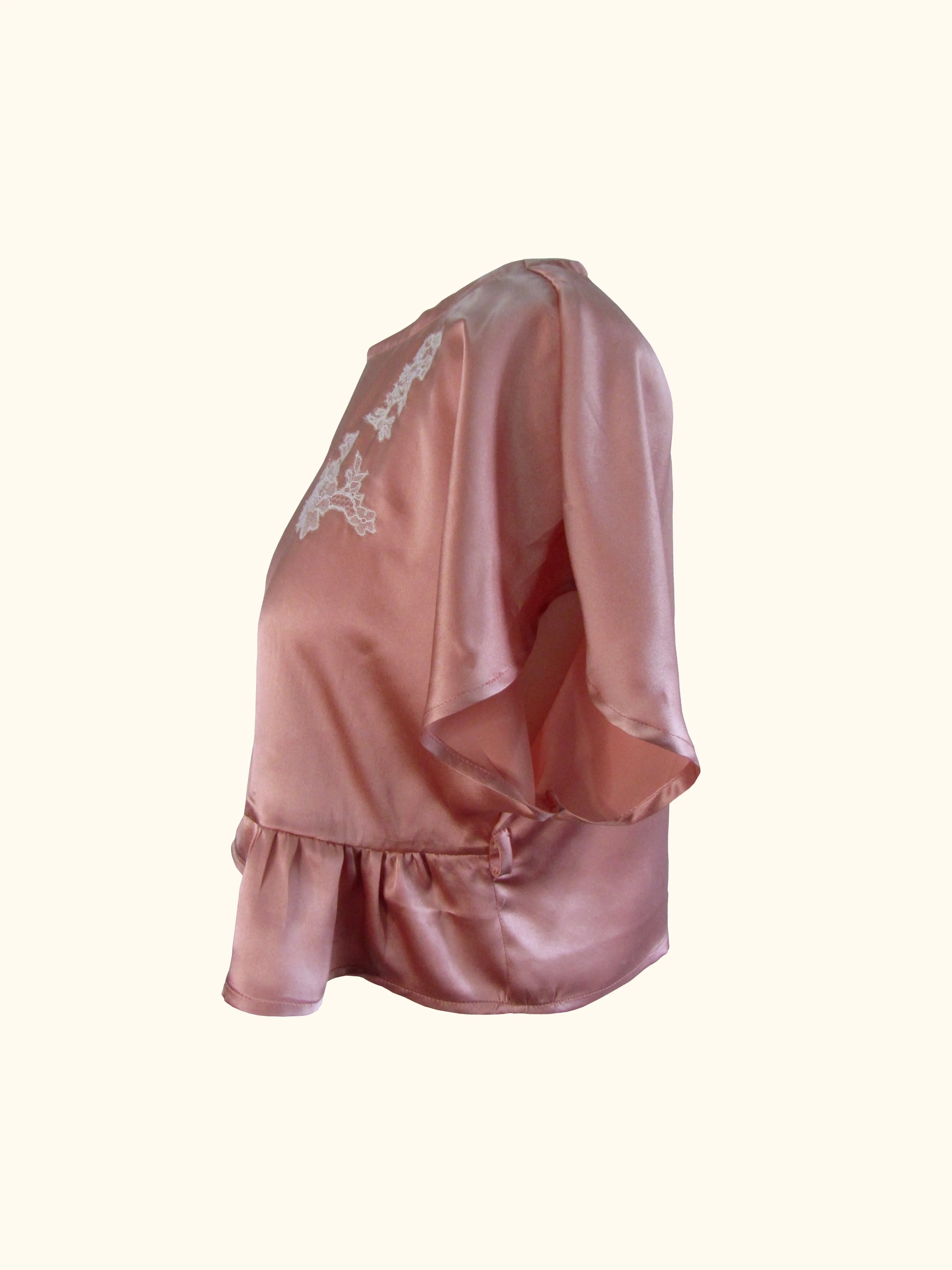 SARAH SILK LOUNGE TOP