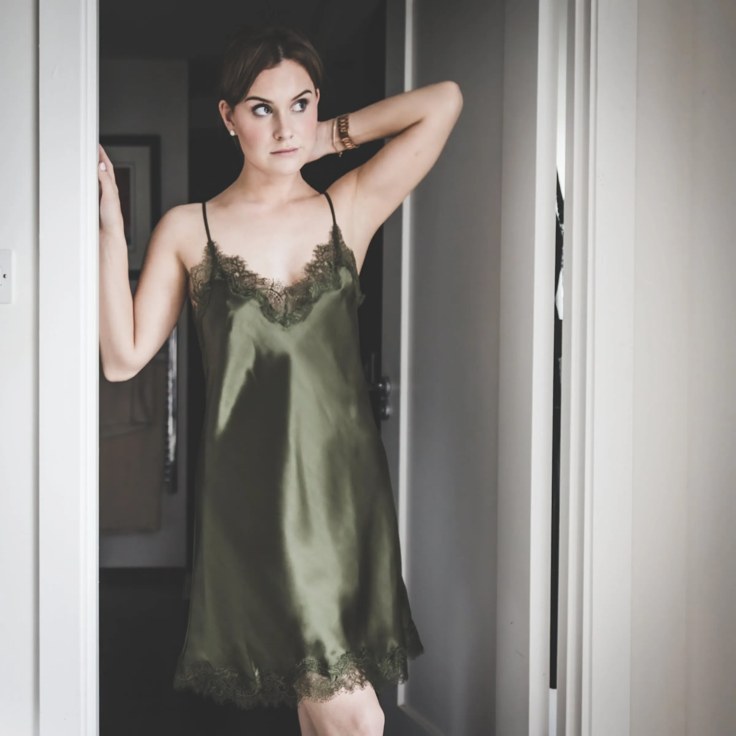 Scarlet Chemise - Olive