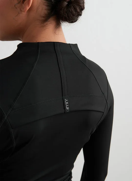 Sculpting Zip Jacket | Black