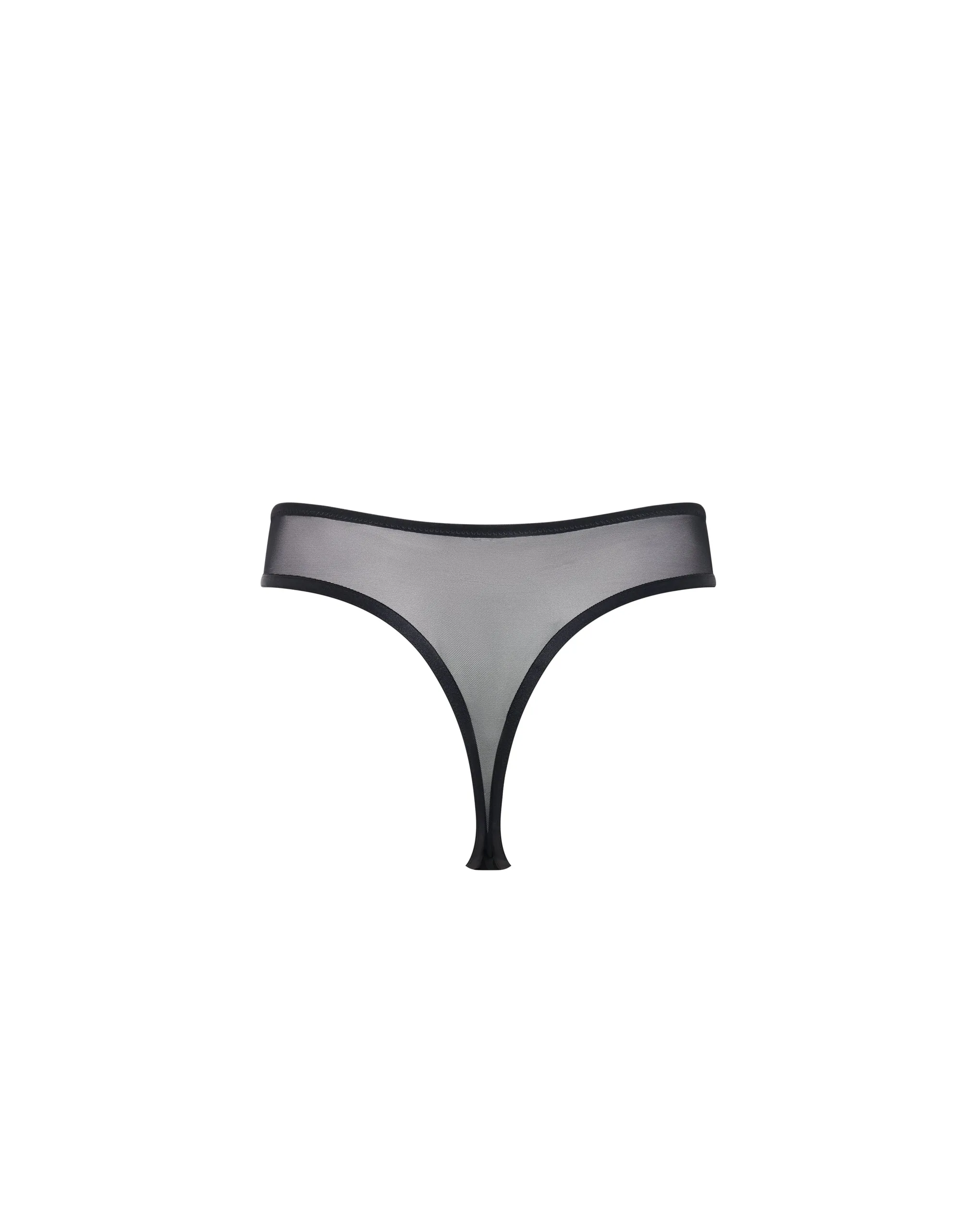 Seraphim High-waist Thong Black