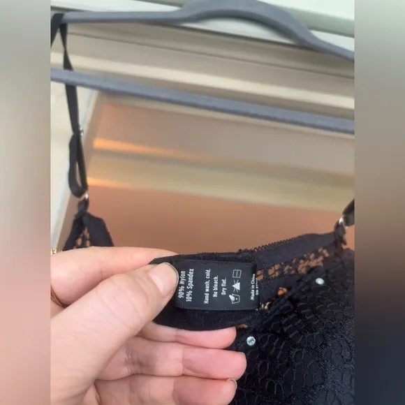 SEXY Gorgeous Lacy Sheer Black Long Lingerie Intimate Exposed by Magic Silk L
