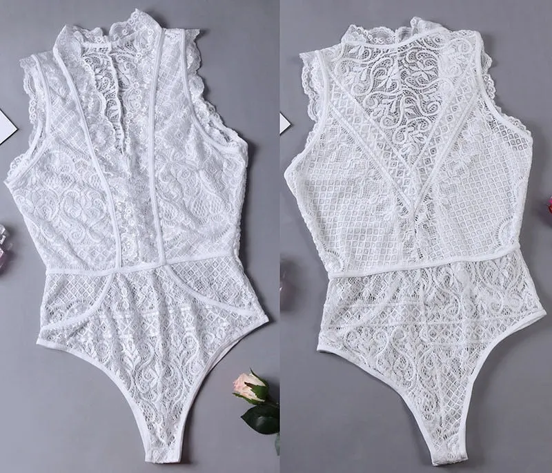 Sexy Hollow Out Sleeveless Bodycon