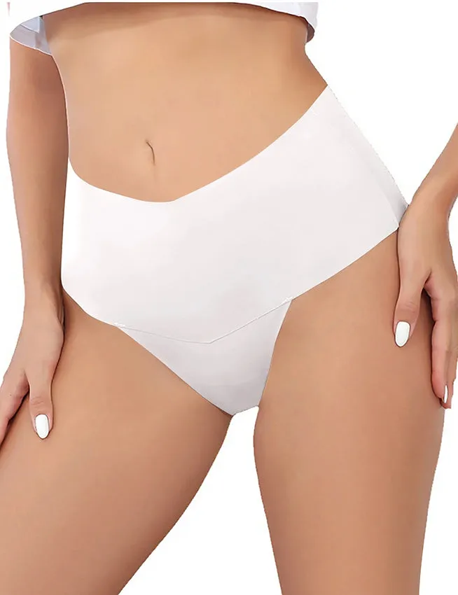 Sexy Ice Silk High Waist Seamless Panty
