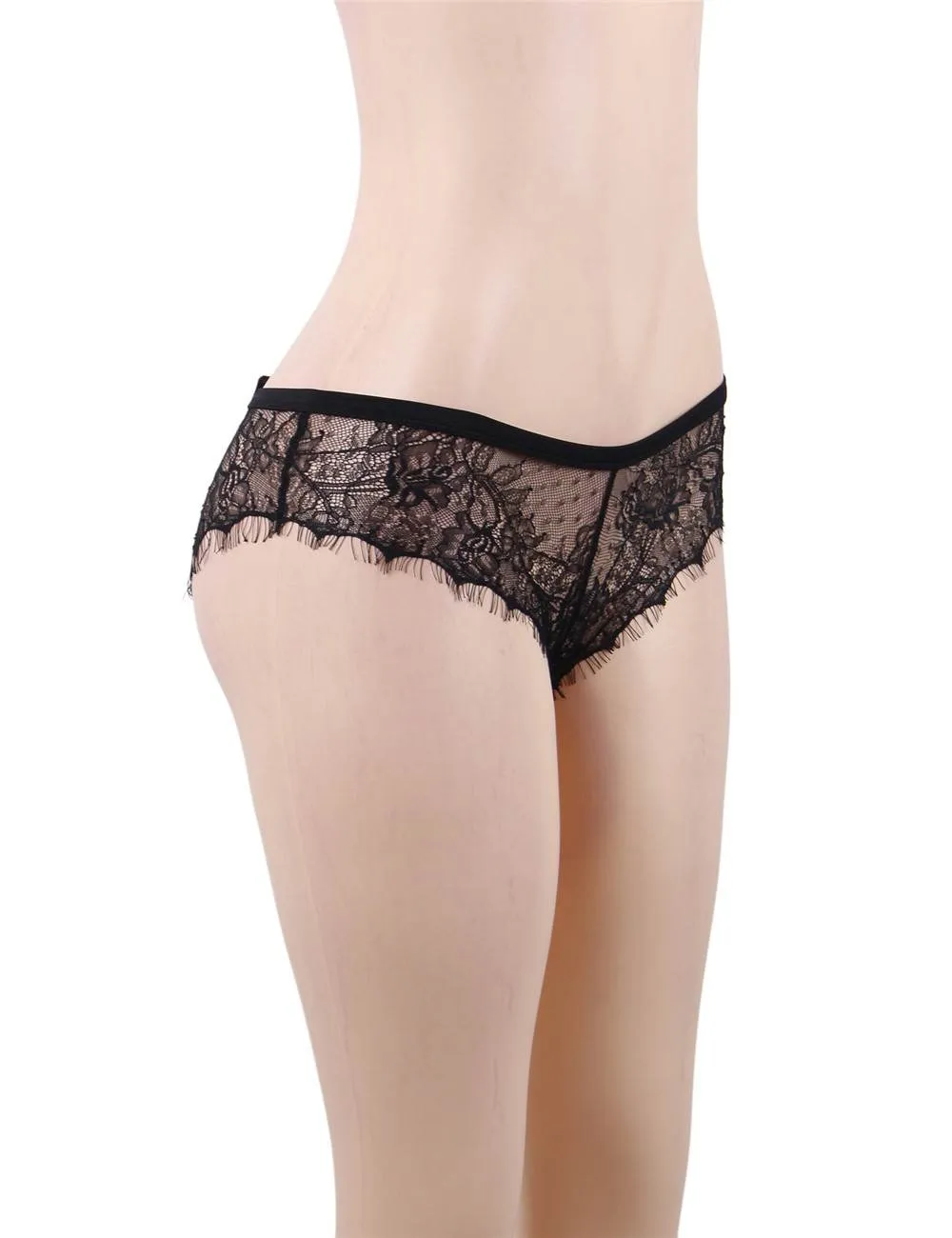 Sexy Lace Silk Strappy Panty