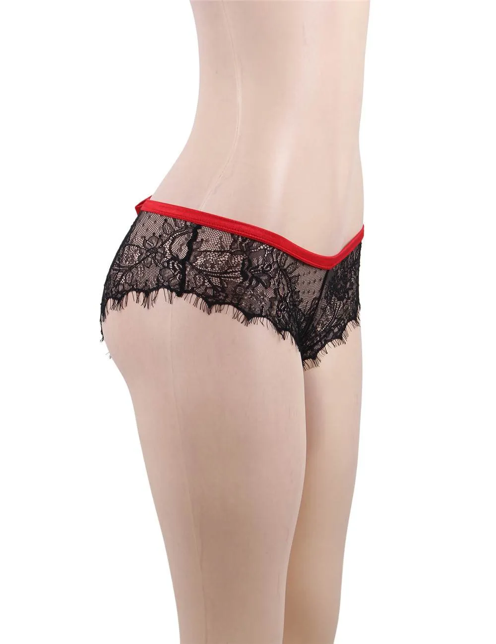 Sexy Lace Silk Strappy Panty
