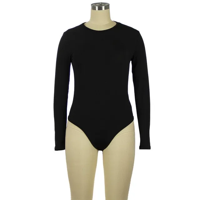 Sexy soft Long Sleeve Short Sleeve Slim Jumpsuit bodysuits