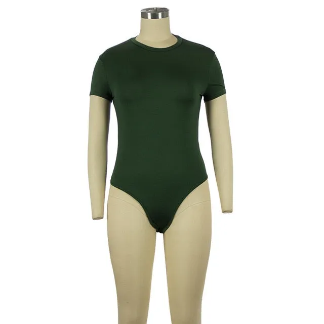 Sexy soft Long Sleeve Short Sleeve Slim Jumpsuit bodysuits