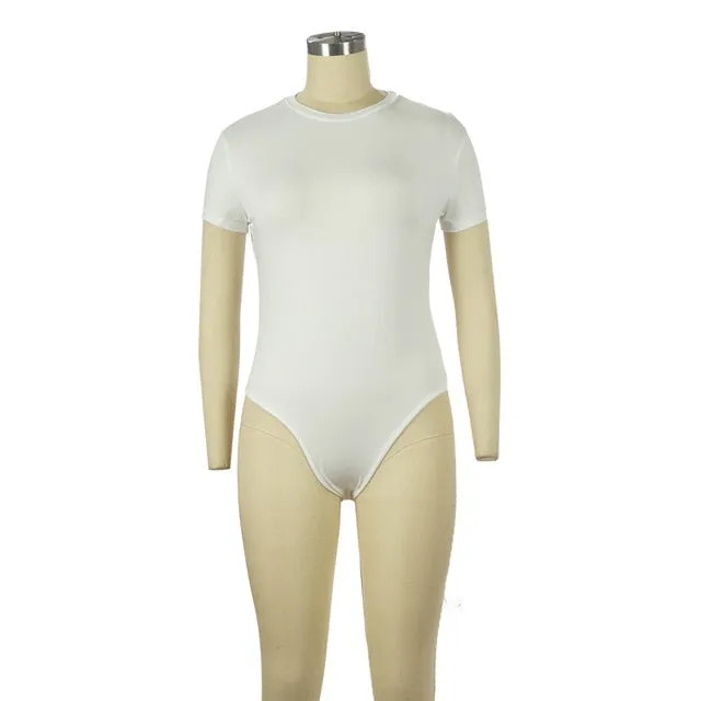 Sexy soft Long Sleeve Short Sleeve Slim Jumpsuit bodysuits