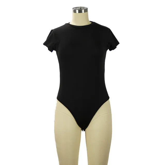 Sexy soft Long Sleeve Short Sleeve Slim Jumpsuit bodysuits